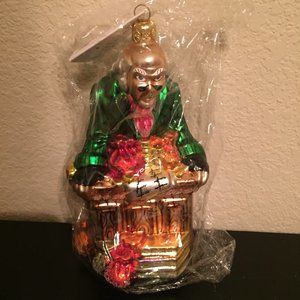Christopher Radko 1998 “SCROOGE” Christmas Ornament, LE #1374 of 10,000